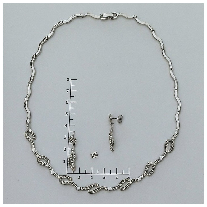 Conjunto de gargantilla y pendientes FIONA