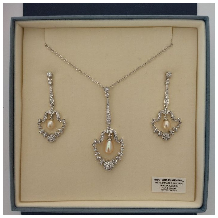 Conjunto de gargantilla y pendientes GALA