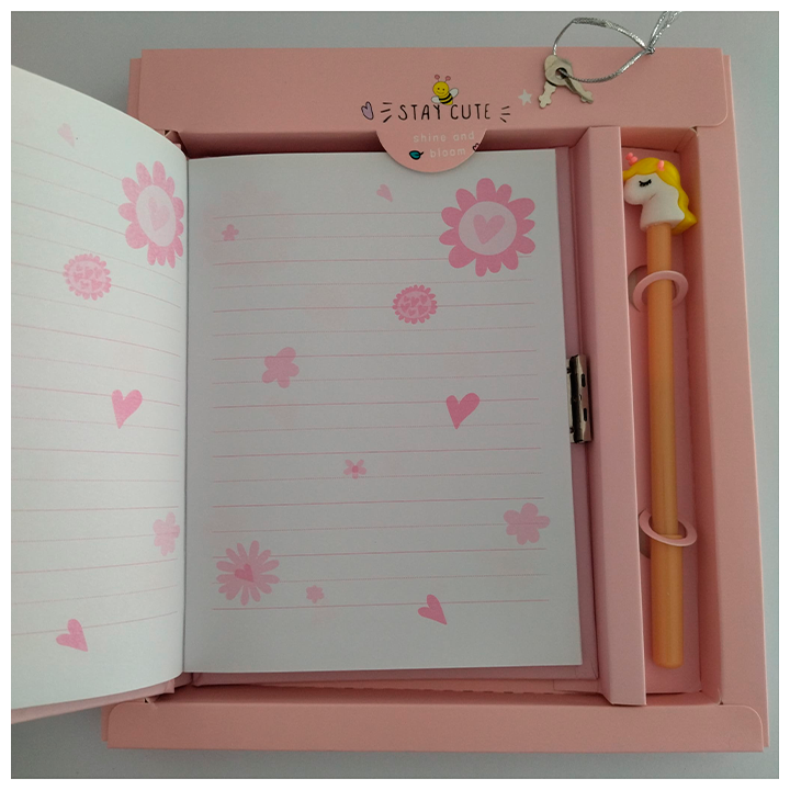 Diario pastel Unicornio
