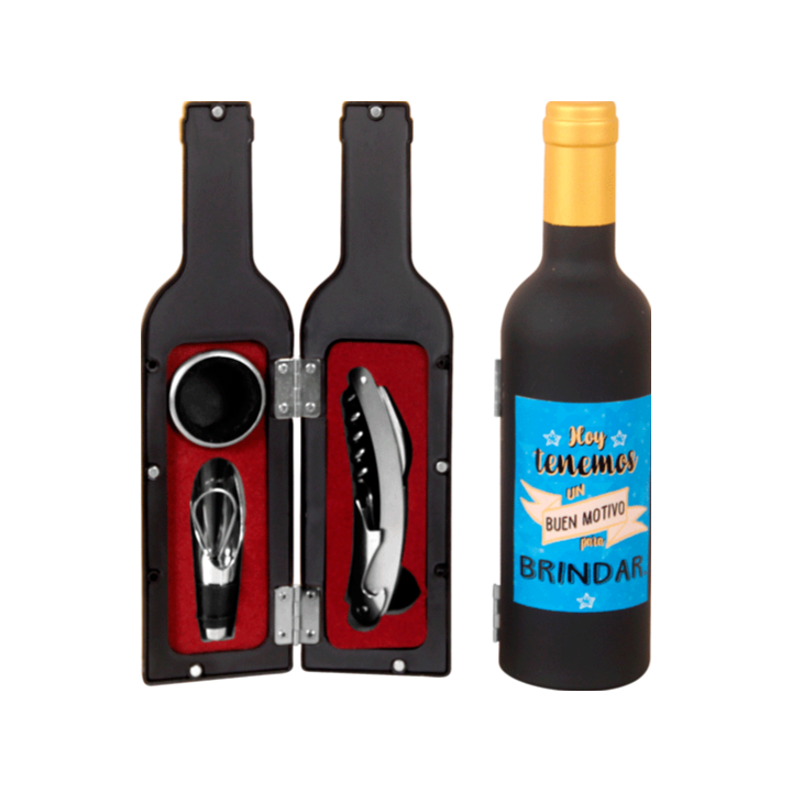 Set de vino "Motivo para brindar"