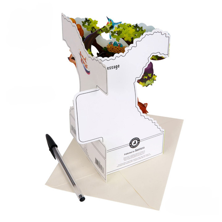 Tarjeta 3D Animales Santoro