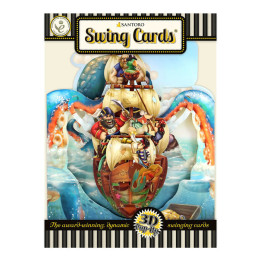 Tarjeta 3D Piratas Santoro
