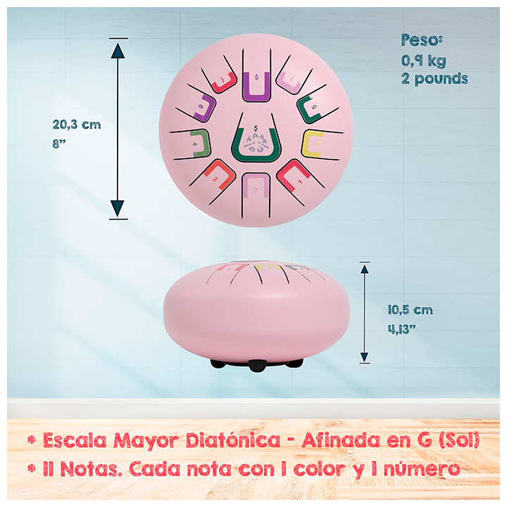 Tambú musical rosa