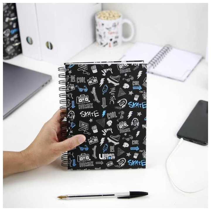 Cuaderno negro A5 Urban Story