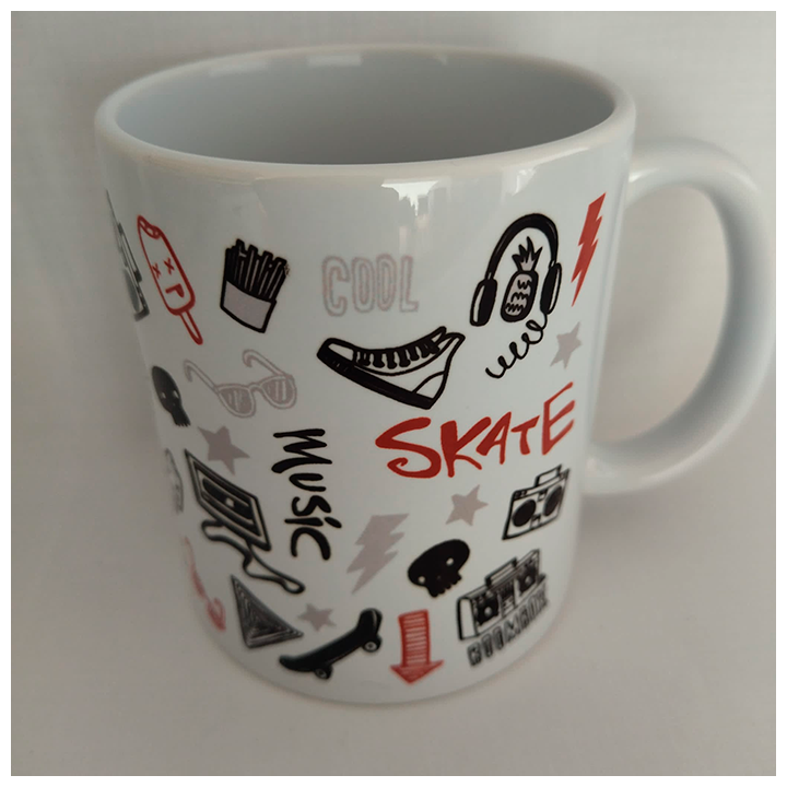 Taza roja Urban Story