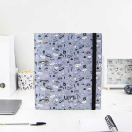 Carpeta de anillas gris Urban Story