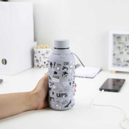 Botella termo gris Urban Story
