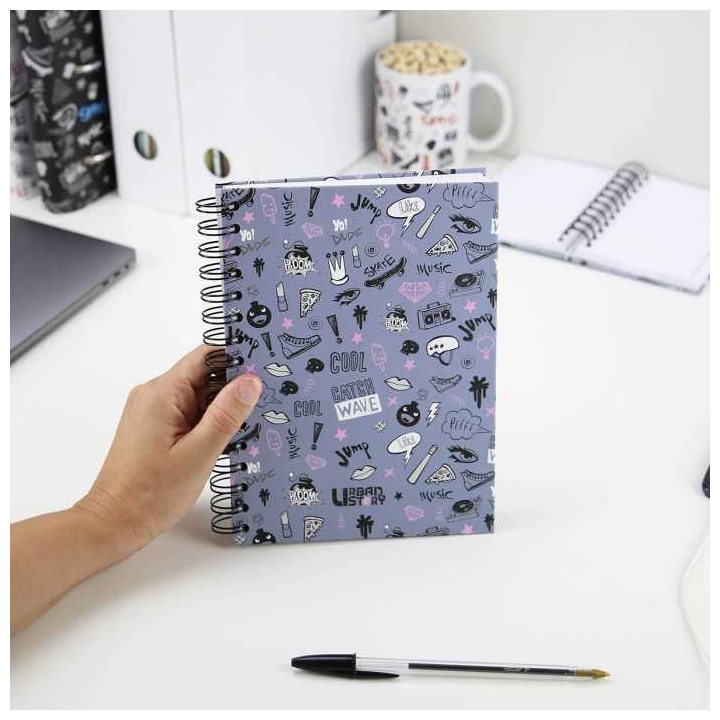 Cuaderno gris A5 Urban Story