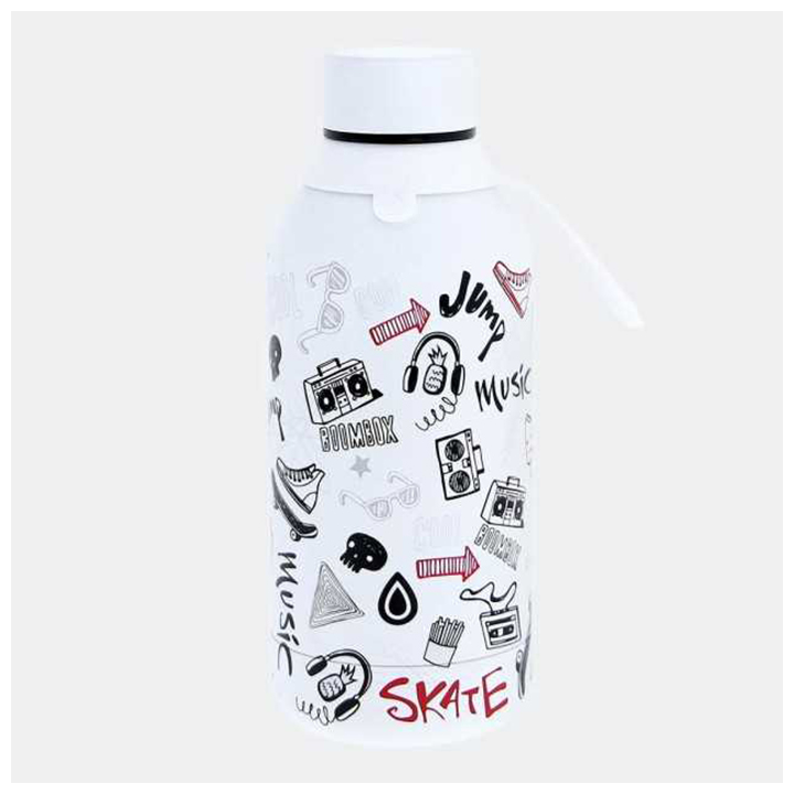 Botella termo blanca Urban Story