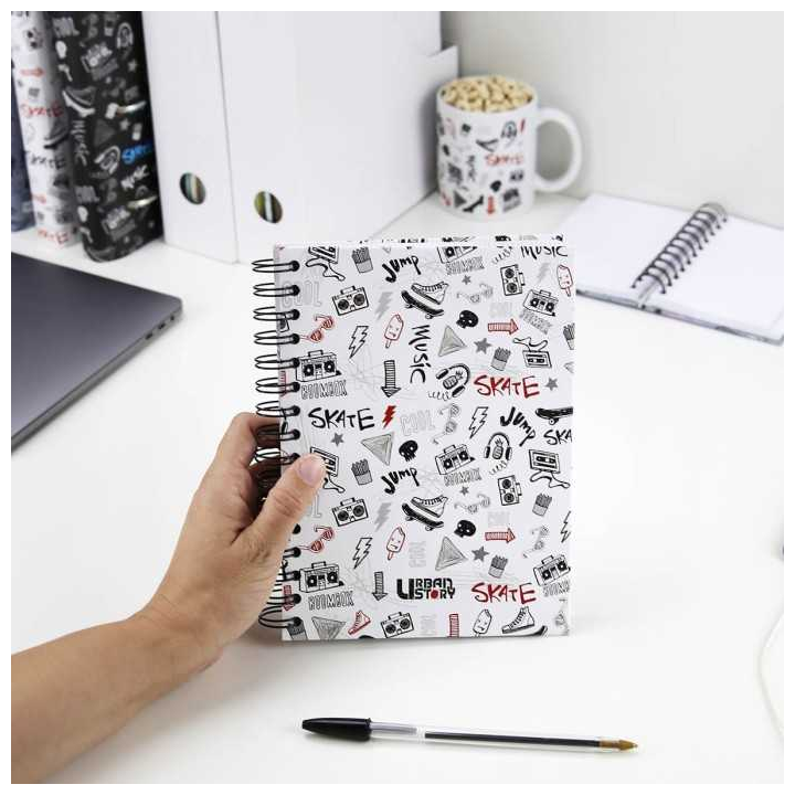 Cuaderno blanco A5 Urban Story