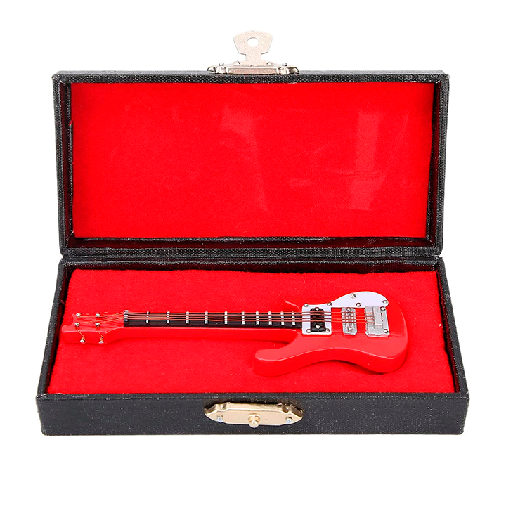 Guitarra eléctrica roja