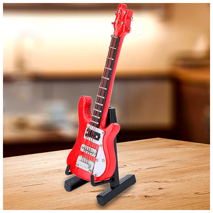 Guitarra eléctrica roja