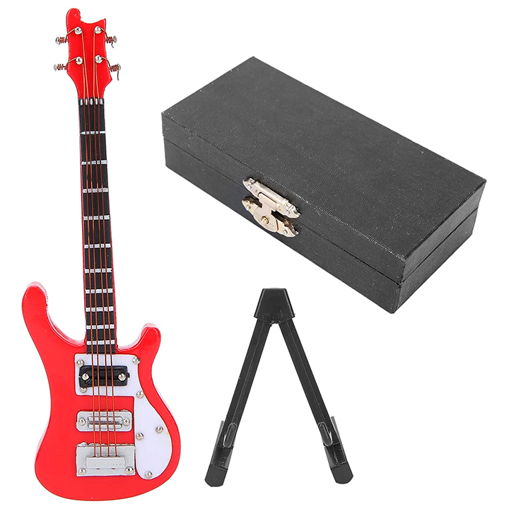 Guitarra eléctrica roja
