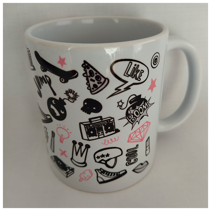 Taza rosa Urban Story