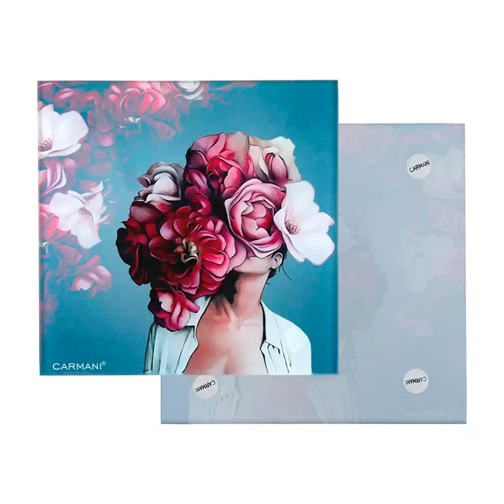 Posavasos flores rosas