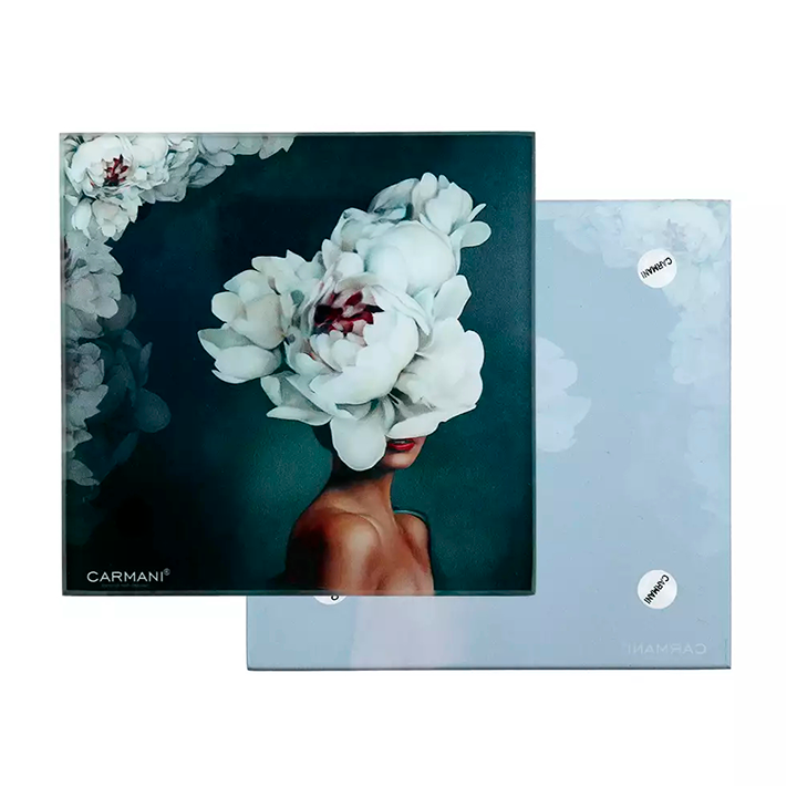 Posavasos flores blancas