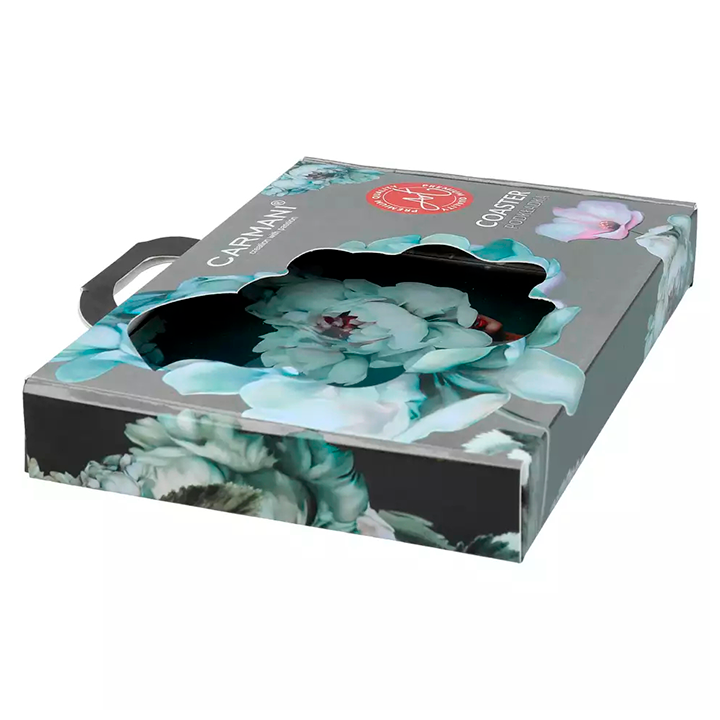 Posavasos flores blancas