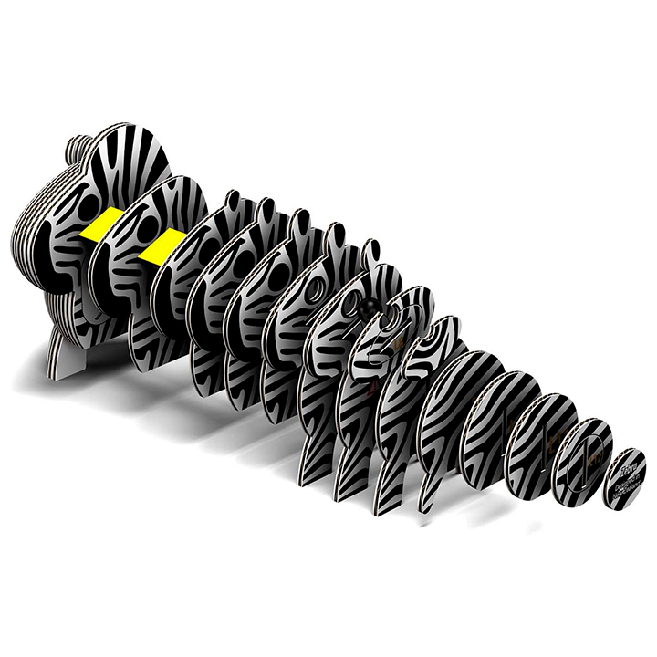 Puzle coleccionable Eugy 011 ZEBRA