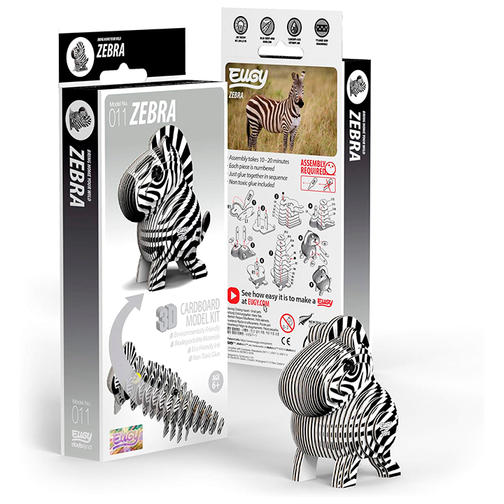 Puzle coleccionable Eugy 011 ZEBRA