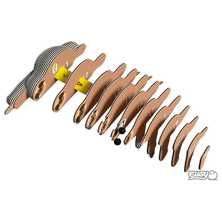 Puzle coleccionable Eugy 032 SLOTH
