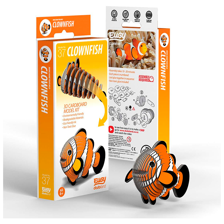 Puzle coleccionable Eugy 037 CLOWNFISH