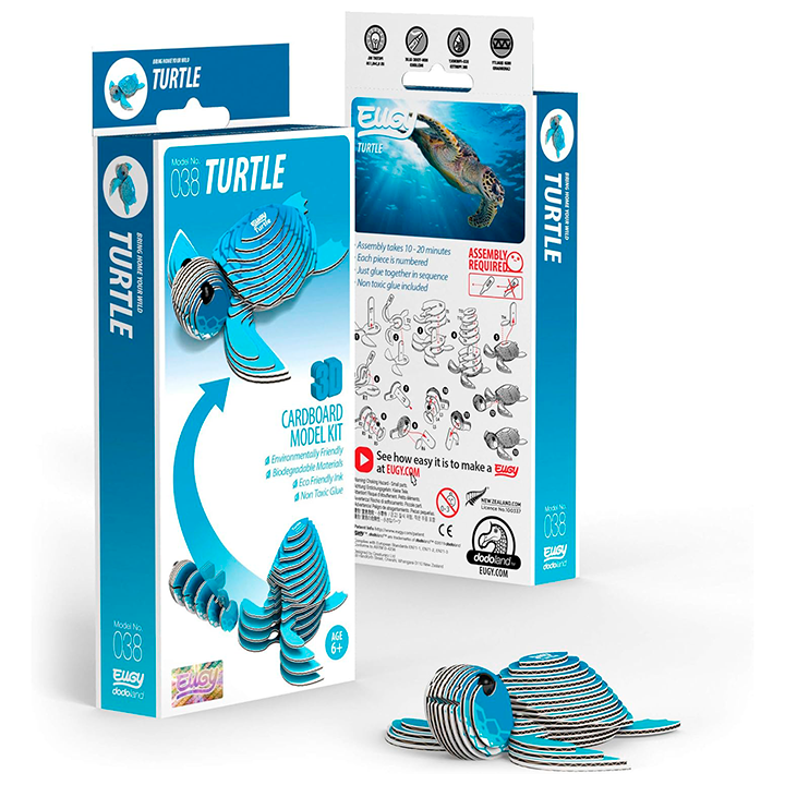 Puzle coleccionable Eugy 038 TURTLE