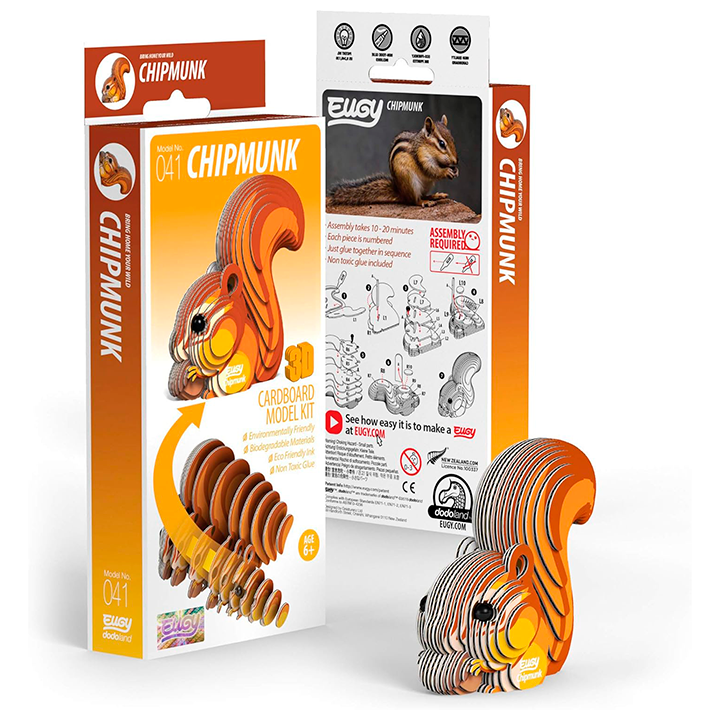 Puzle coleccionable Eugy 041 CHIPMUNK