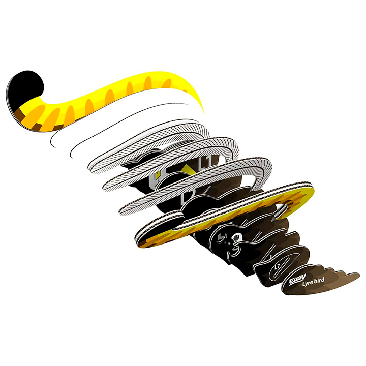 Puzle coleccionable Eugy 059 LYRE BIRD