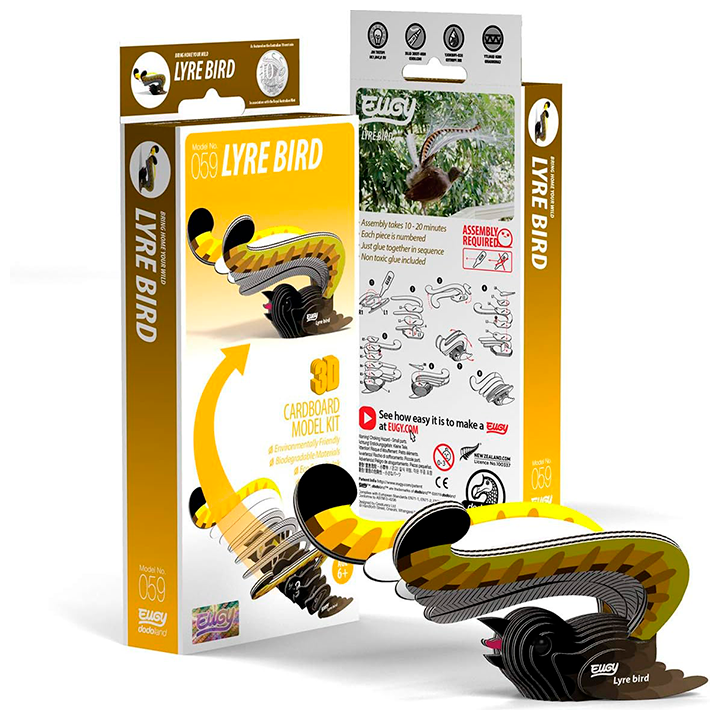 Puzle coleccionable Eugy 059 LYRE BIRD
