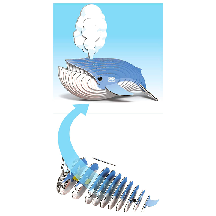 Puzle coleccionable Eugy 066 BLUE WHALE