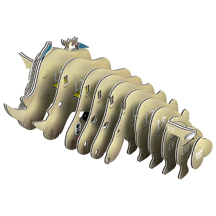 Puzle coleccionable Eugy 076 RHINO