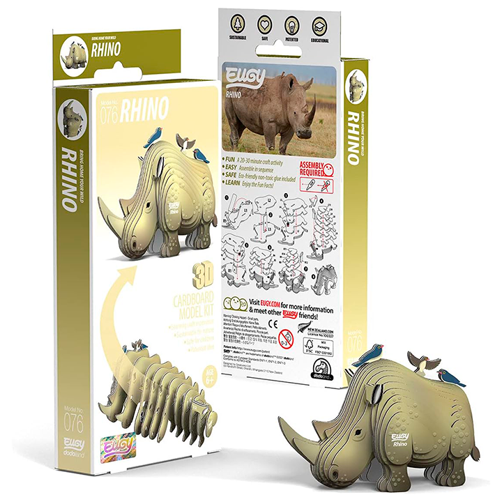 Puzle coleccionable Eugy 076 RHINO