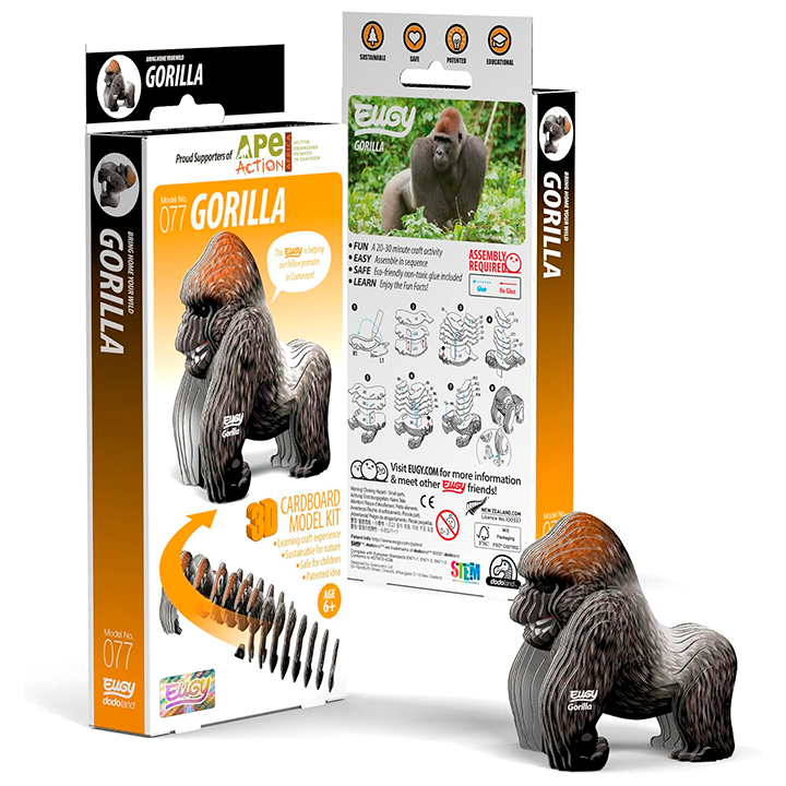 Puzle coleccionable Eugy 077 GORILLA