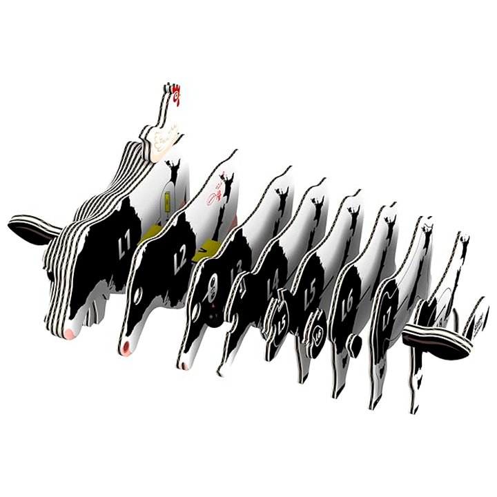 Puzle coleccionable Eugy 079 HOLSTEIN FRIESIAN