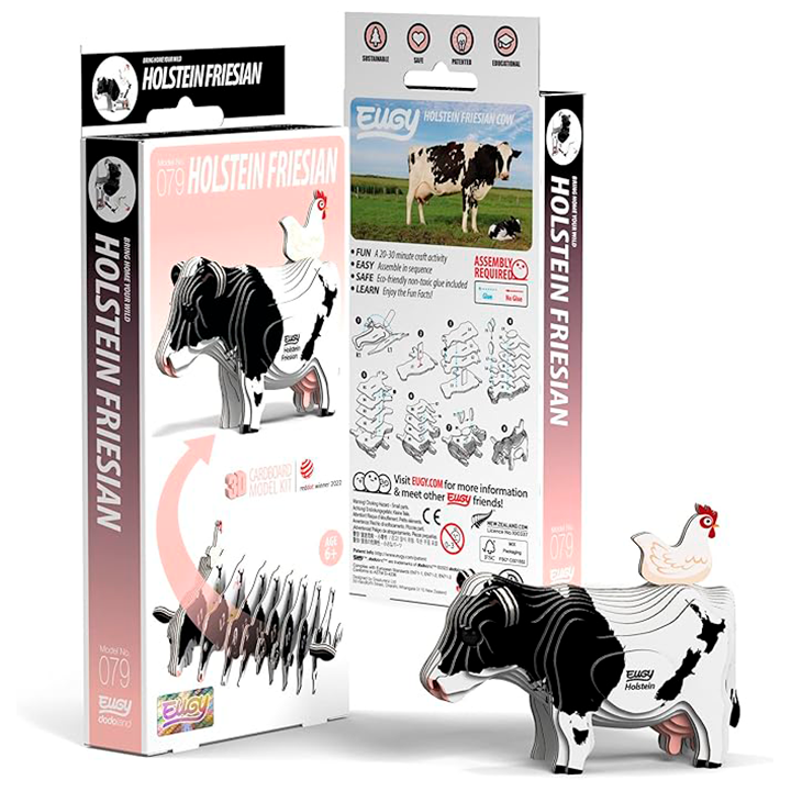 Puzle coleccionable Eugy 079 HOLSTEIN FRIESIAN