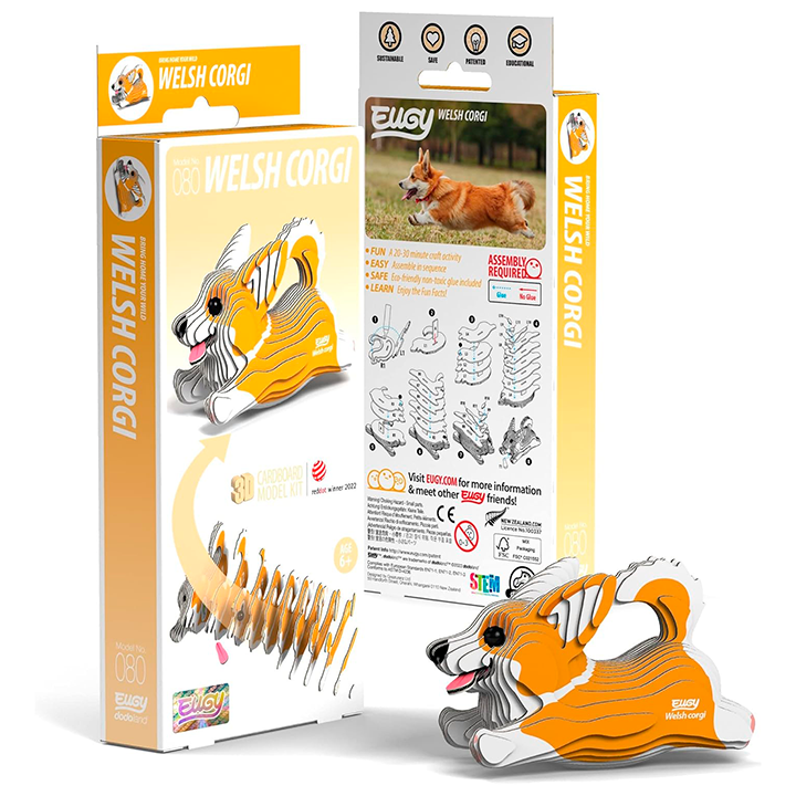 Puzle coleccionable Eugy 080 WELSH CORGI